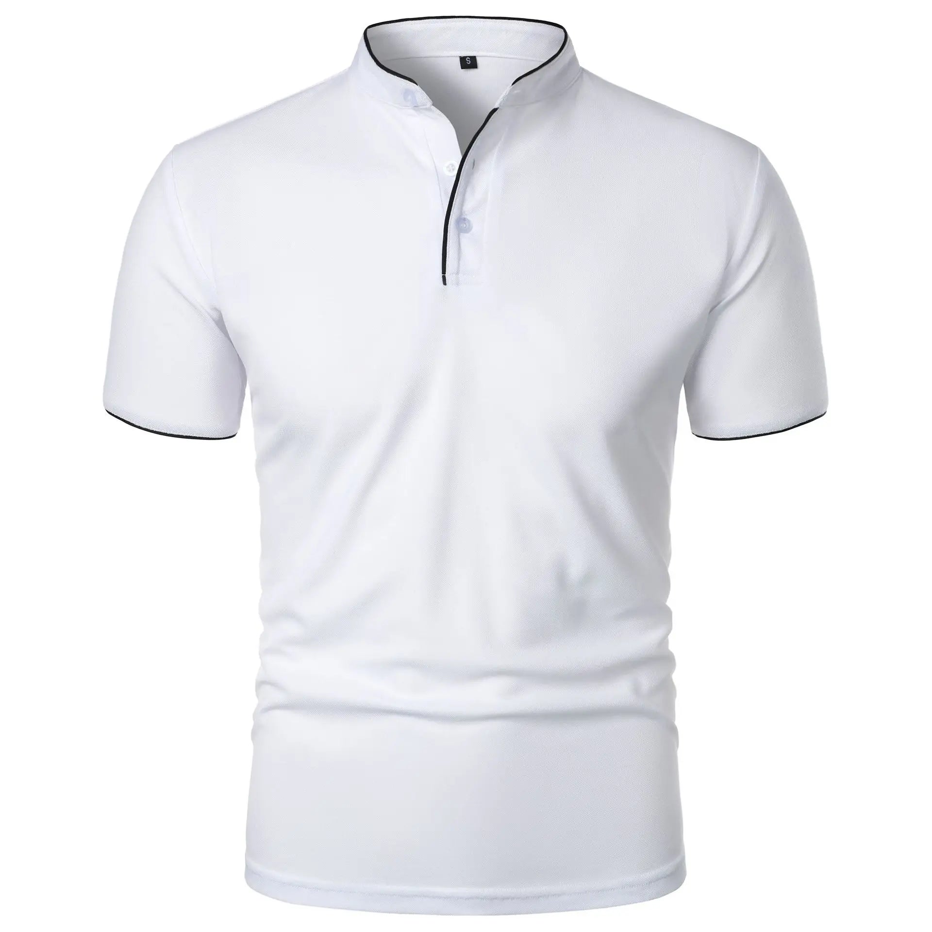 Men's Summer Polo Shirt: New Solid Color with a Trendy, Breathable Fit