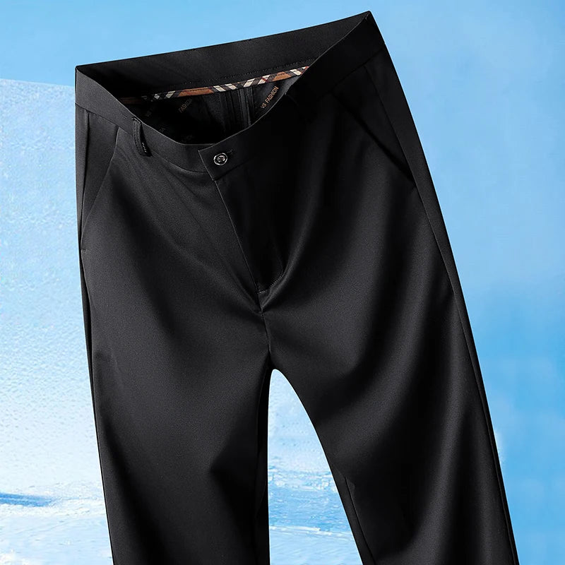 Men's Summer Pants: Thin, Straight, and Silky with a Cool Feel