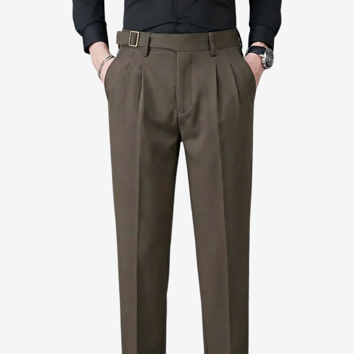 Men's Fashion Trousers: Slim Fit Suit Pants