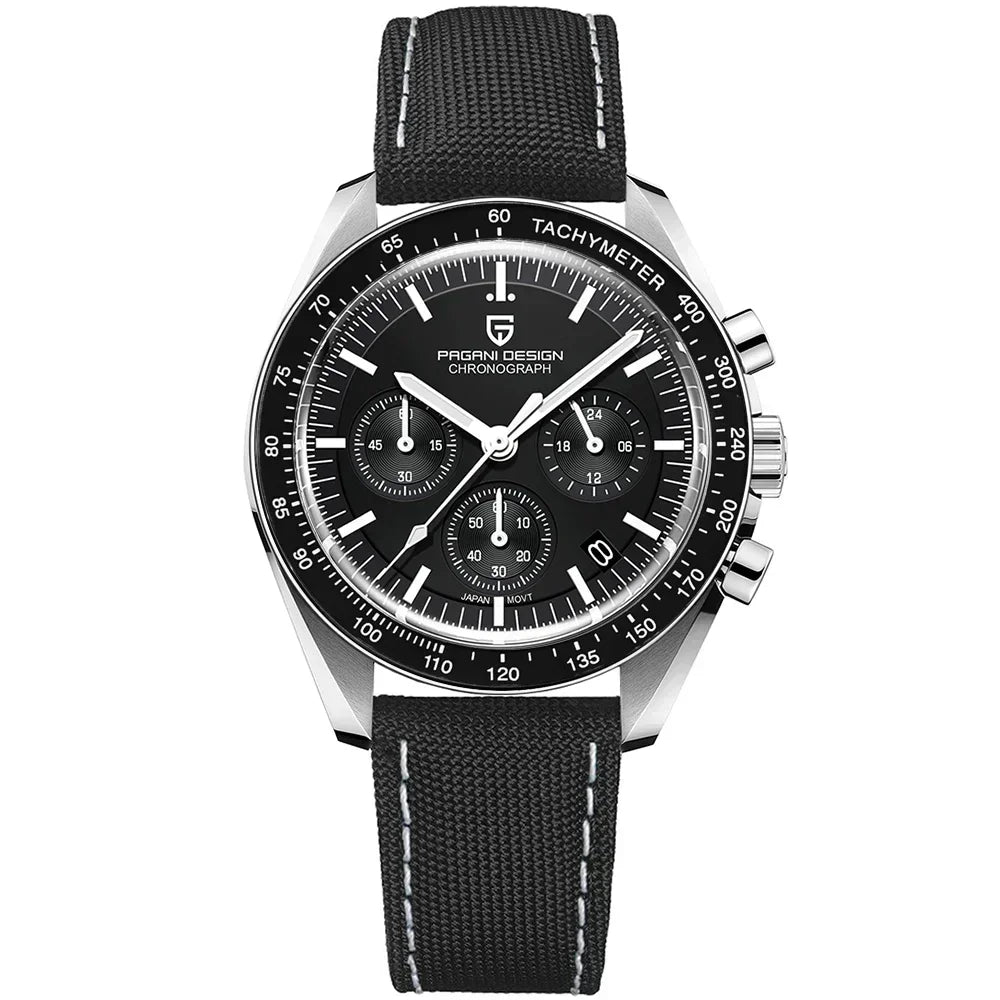PAGANI DESIGN 2025: Top Luxury Quartz Watch for Men with Chronograph and Sapphire Mirror