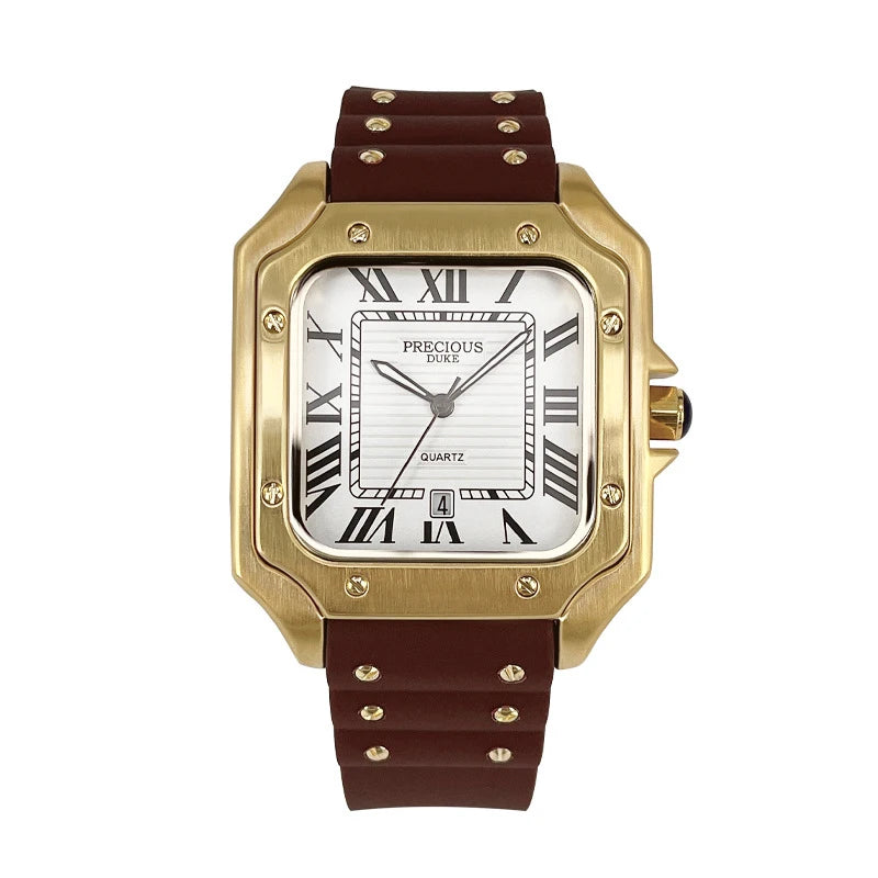 2025 Men's Luxury Watch: British Brand Stainless Steel Quartz with Perpetual Date