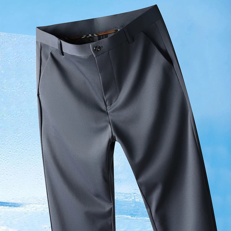 Men's Summer Pants: Thin, Straight, and Silky with a Cool Feel