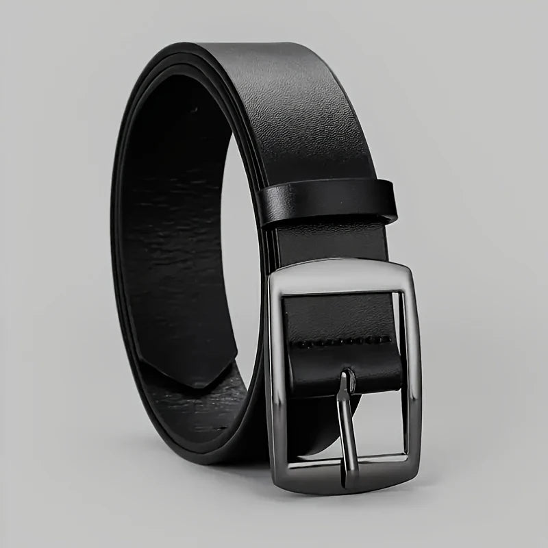 New Luxury PU Leather Belt for Men: High-Quality Designer Strap for Jeans