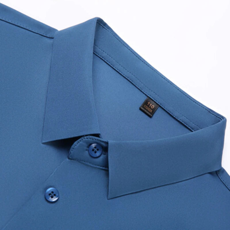 Men's Ultra-Stretch Short Sleeve Shirt: Breathable and Abrasion-Resistant
