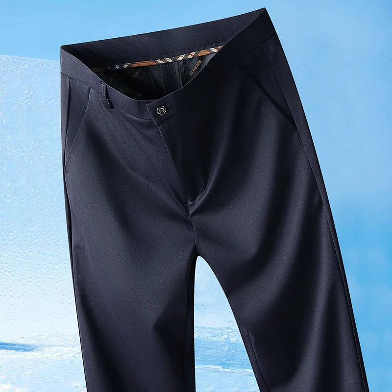 Men's Summer Pants: Thin, Straight, and Silky with a Cool Feel