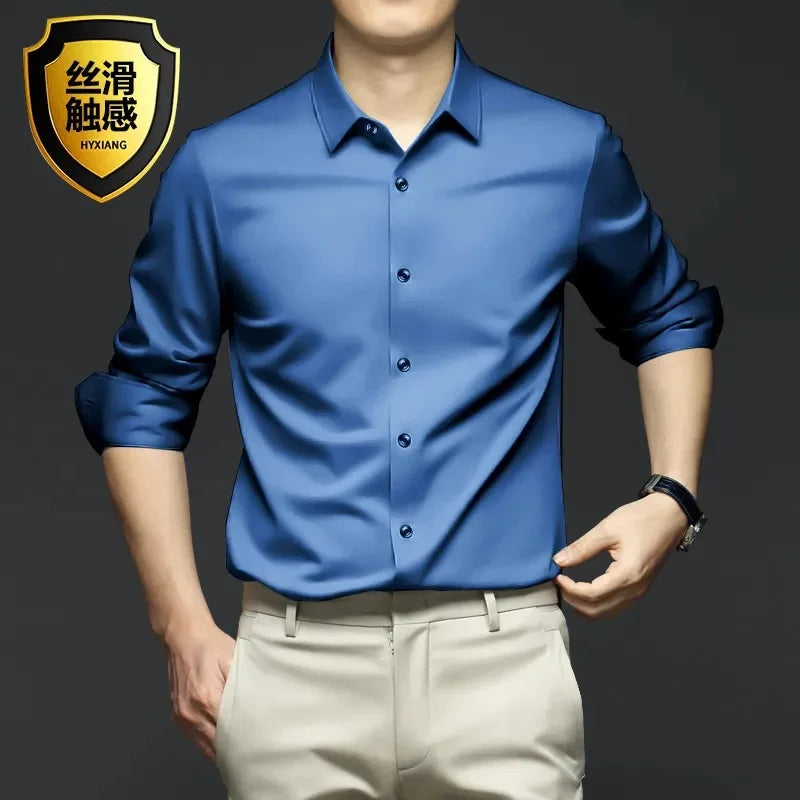 Men's Non-Iron Dress Shirt: Wrinkle-Resistant Business & Casual Wear