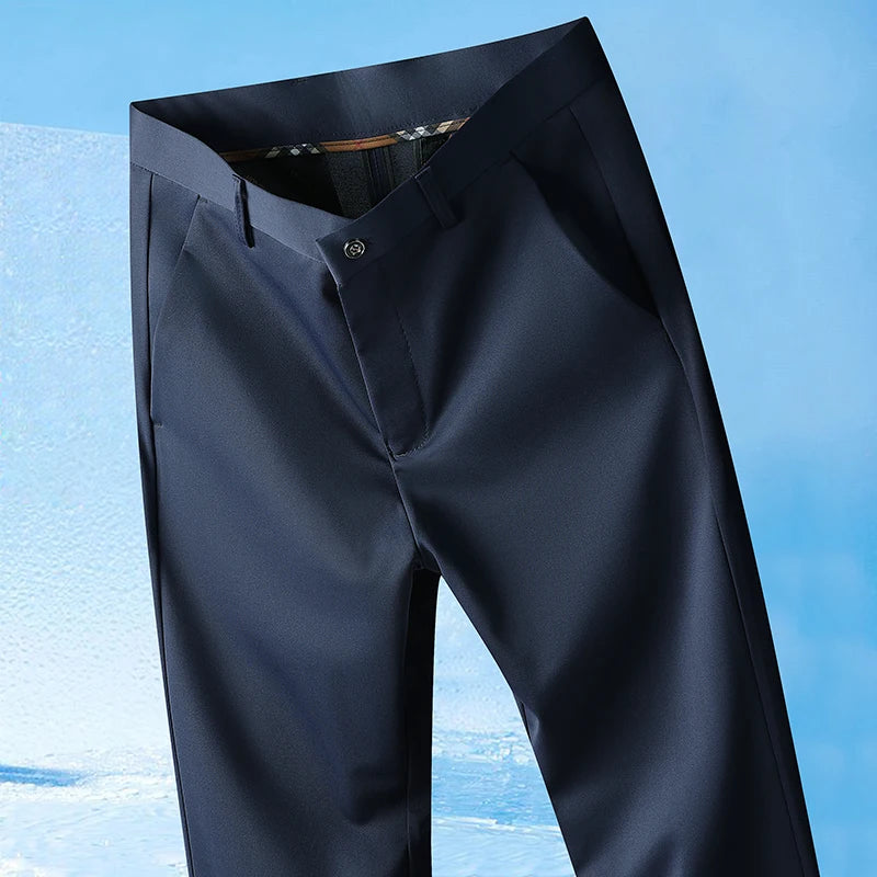 Men's Summer Pants: Thin, Straight, and Silky with a Cool Feel