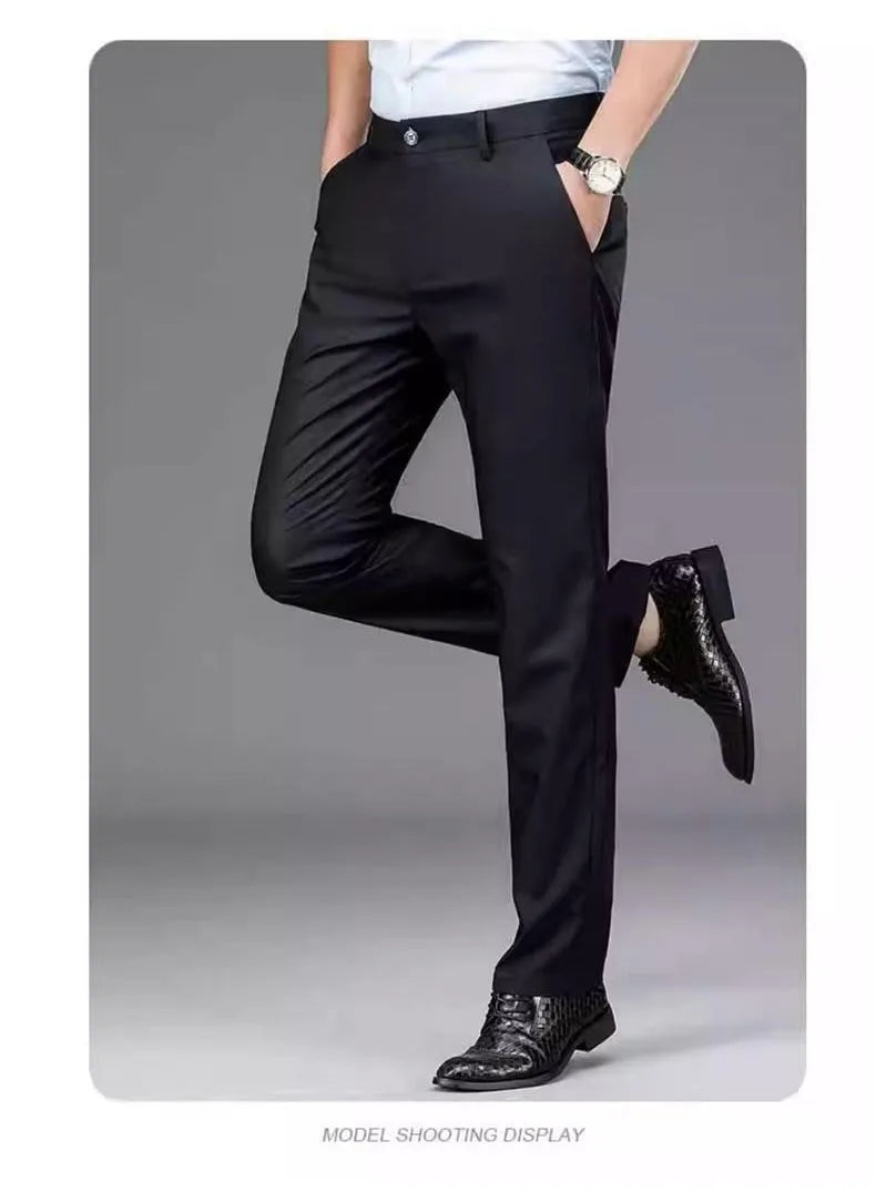 Men's Stretch Trousers: Quick-Dry, Smart Casual, and Korean Style for All Seasons