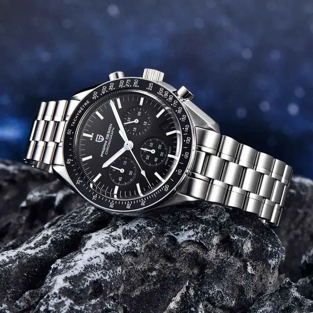 PAGANI DESIGN 2025: Top Luxury Quartz Watch for Men with Chronograph and Sapphire Mirror