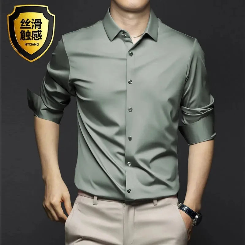 Men's Non-Iron Dress Shirt: Wrinkle-Resistant Business & Casual Wear