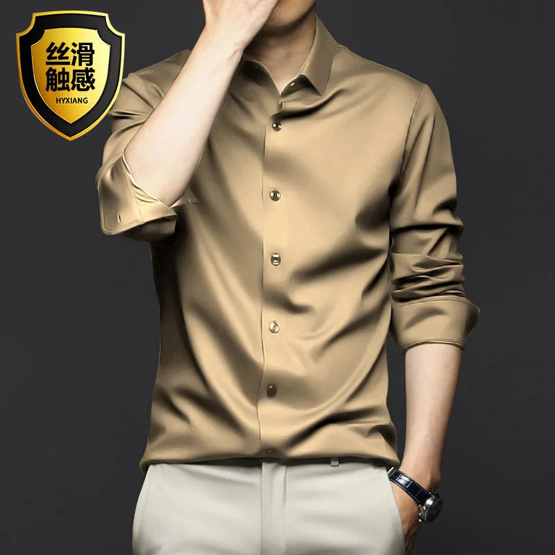 Men's Non-Iron Dress Shirt: Wrinkle-Resistant Business & Casual Wear