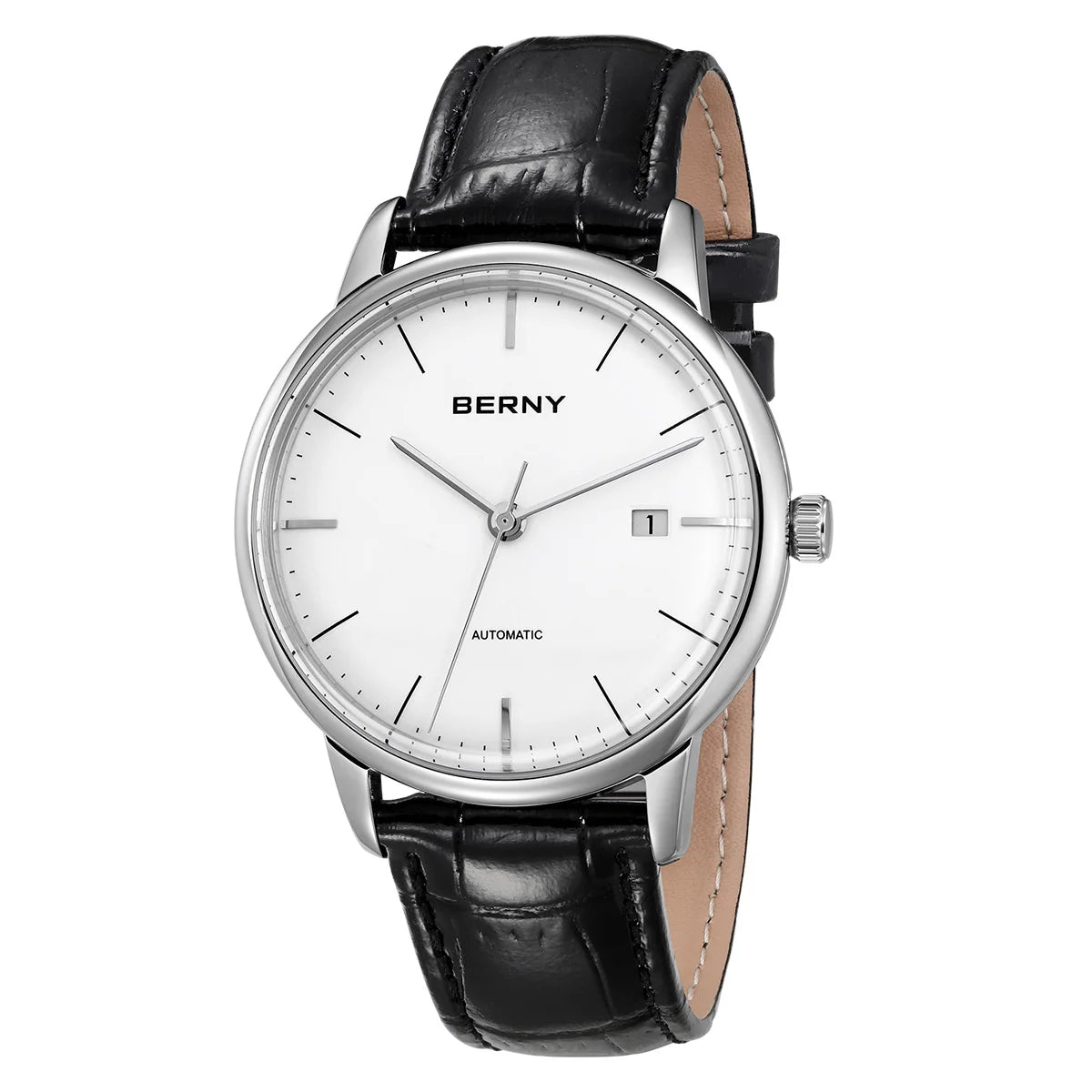 BERNY Luxury Mechanical Watch: MIYOTA 9015 Automatic Luminous Wristwatch for Men