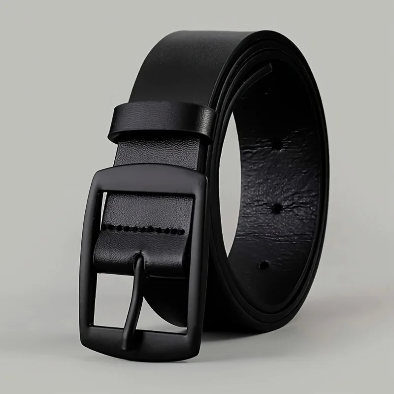 New Luxury PU Leather Belt for Men: High-Quality Designer Strap for Jeans