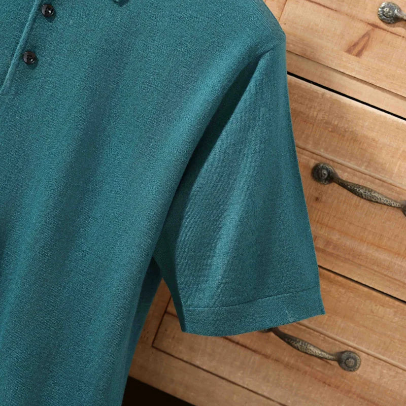 The Curato 100% Merino Wool Knit Polo