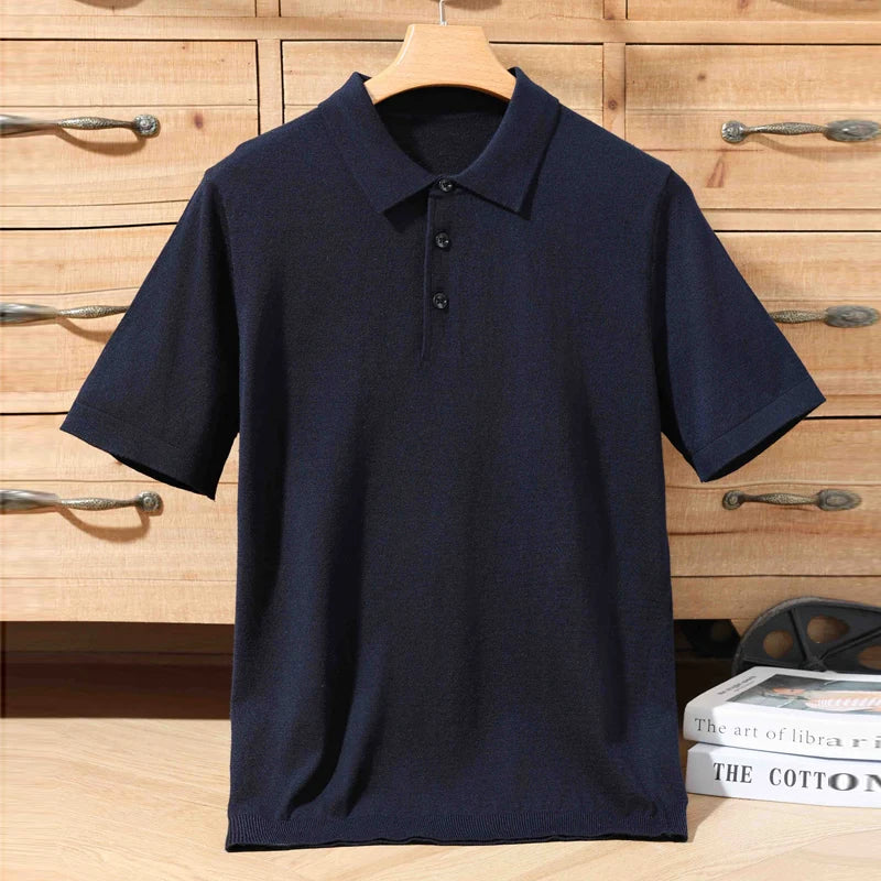 The Curato 100% Merino Wool Knit Polo