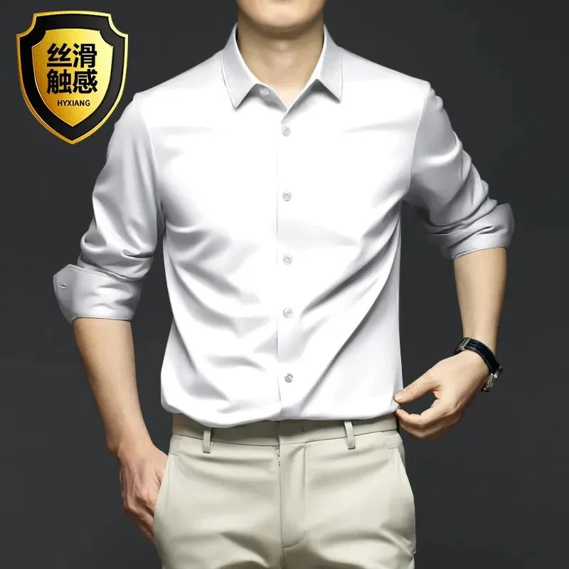 Men's Non-Iron Dress Shirt: Wrinkle-Resistant Business & Casual Wear