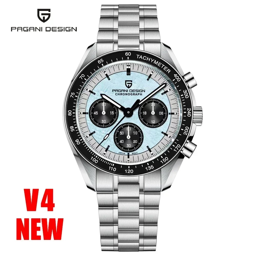 PAGANI DESIGN 2025: Top Luxury Quartz Watch for Men with Chronograph and Sapphire Mirror