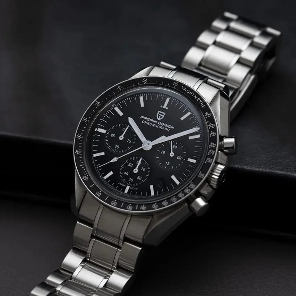 PAGANI DESIGN 2025: Top Luxury Quartz Watch for Men with Chronograph and Sapphire Mirror