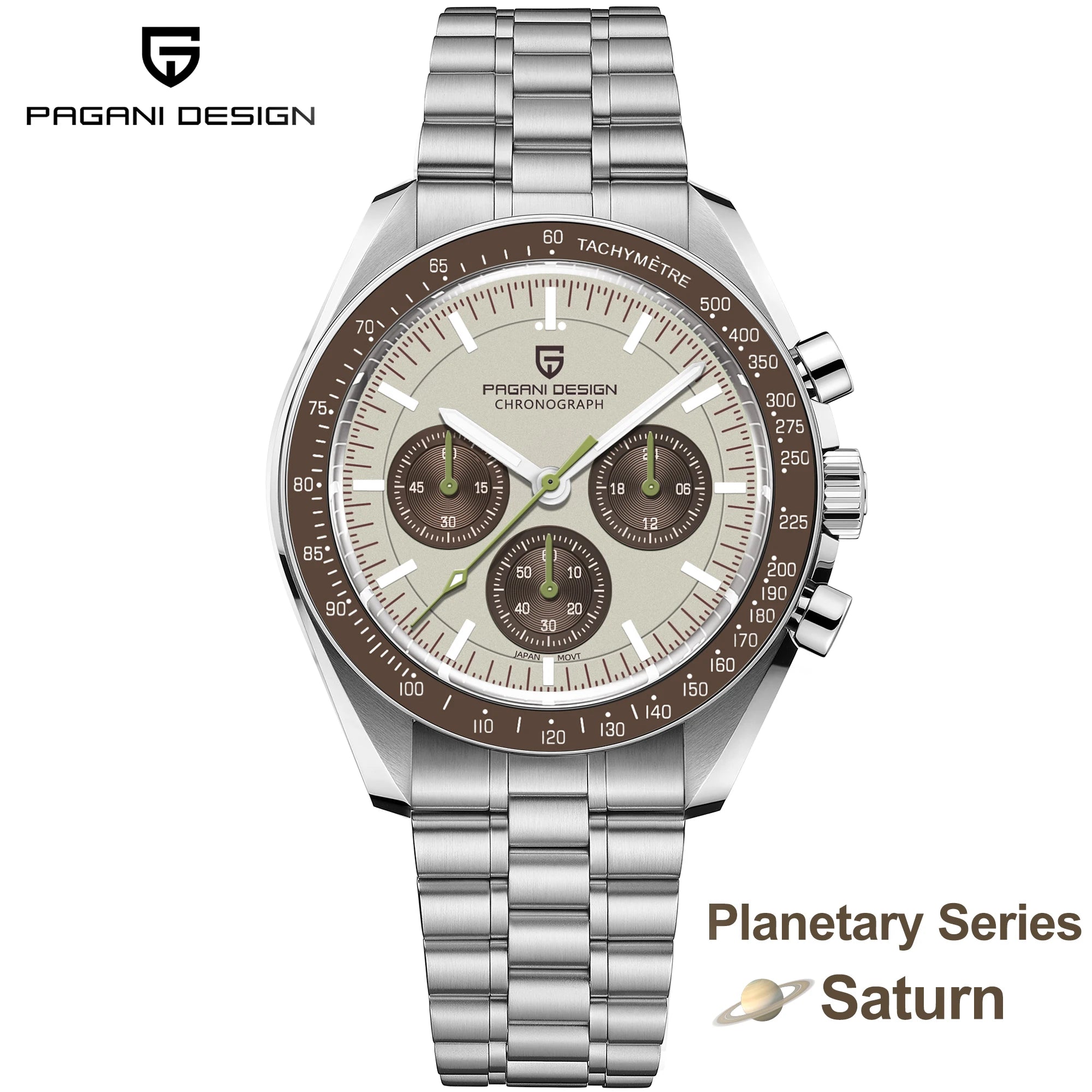 PAGANI DESIGN 2025: Top Luxury Quartz Watch for Men with Chronograph and Sapphire Mirror