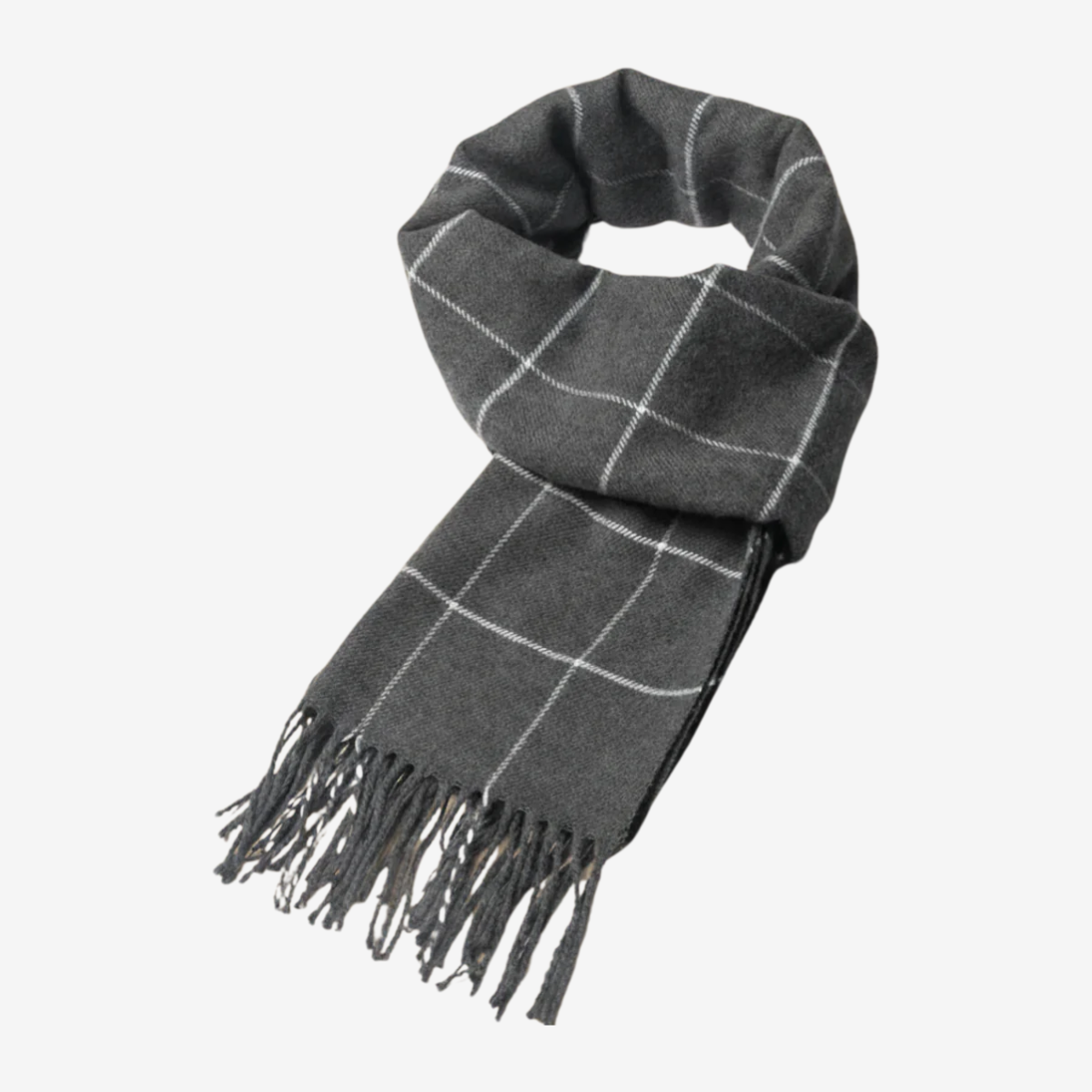 The Kensington Windowpane Scarf