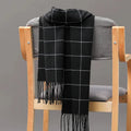The Kensington Windowpane Scarf