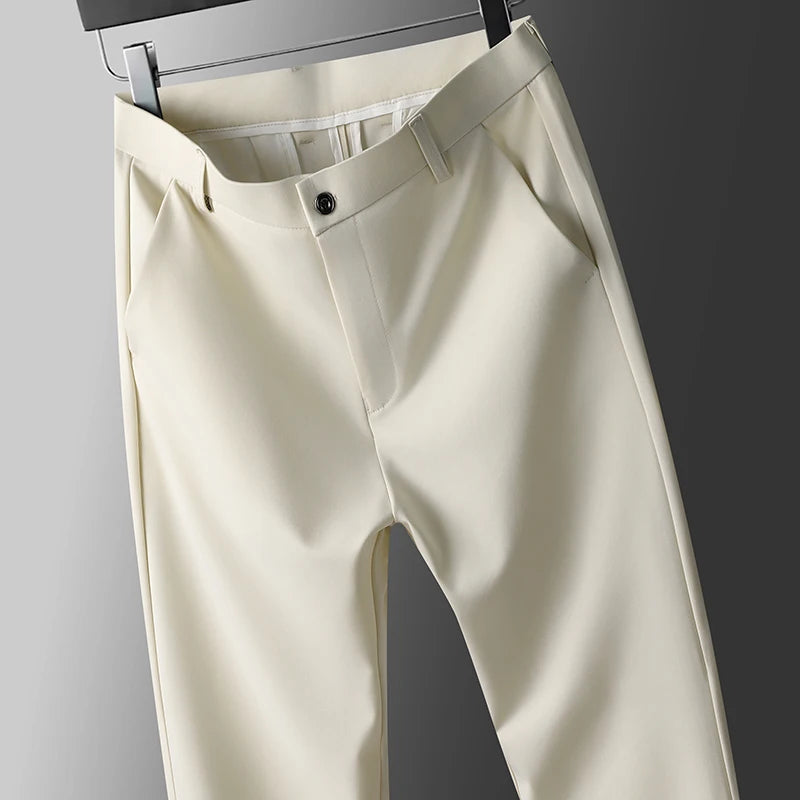 Men's Summer Pants: Thin, Straight, and Silky with a Cool Feel