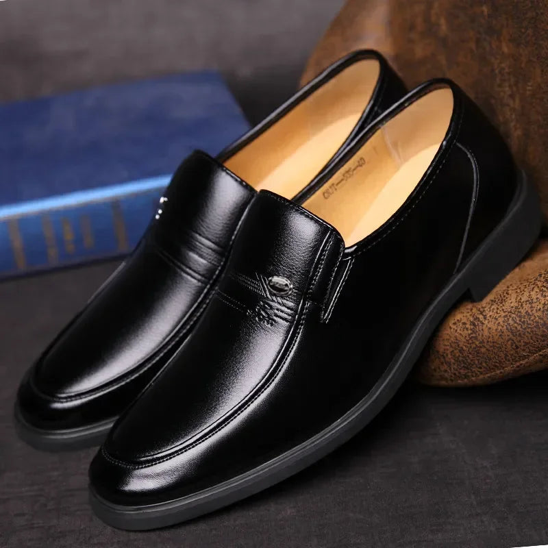 2023 Men's Luxury Leather Loafers: Breathable Dress & Driving Shoes