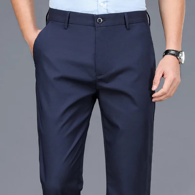 Men's Stretch Trousers: Quick-Dry, Smart Casual, and Korean Style for All Seasons