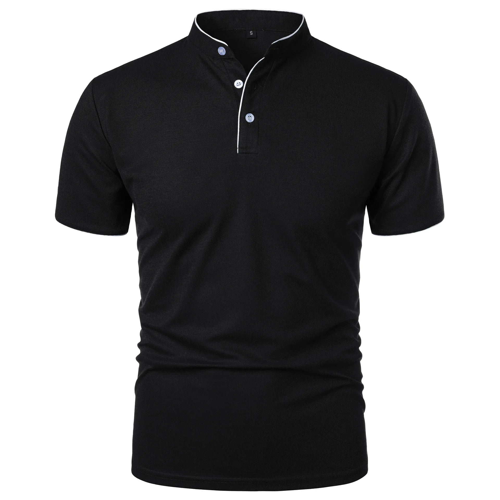 Men's Summer Polo Shirt: New Solid Color with a Trendy, Breathable Fit
